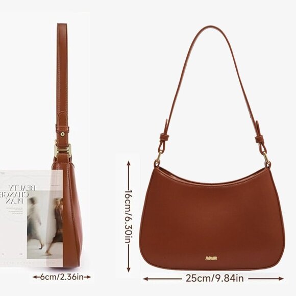 Small PU Leather Shoulder Bag Crossbody Y2K Vintage Party Handbag - Picture 3 of 10